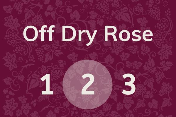 Off Dry Rosé