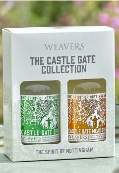 Castle Gate Gin 20cl Double Card Gift Box Mead and Classic